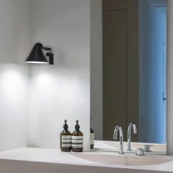 Louis Poulsen|Leselamper>Louis Poulsen NJP kort vegglampe uten ledning for fast innstallasjon