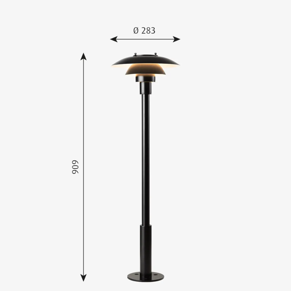 Pullert|Louis Poulsen>Louis Poulsen PH 3-2½ Pullert Svart