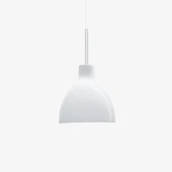 Kjøkkenbelysning Tak|Louis Poulsen>Louis Poulsen Toldbod Glass Pendel Ø22 Hvit