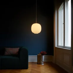 Louis Poulsen|Kjøkkenbelysning Tak>Louis Poulsen VL45 Radiohuspendel Ø37 Messing / Opal