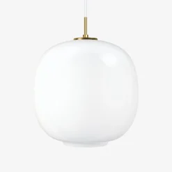 Louis Poulsen|Kjøkkenbelysning Tak>Louis Poulsen VL45 Radiohuspendel Ø37 Messing / Opal