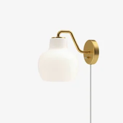 Louis Poulsen|Interiørlamper>Louis Poulsen VL Ring Crown Vegglampe Messing / Opal