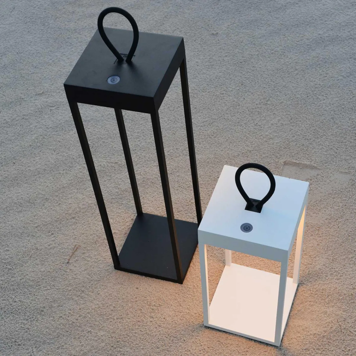 Lykter|Oppladbare Bordlamper>LOOM Design Lucerna lanterne/lykt 30 cm IP65 - Hvit