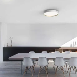 Kjøkkenbelysning Tak|Taklamper / Takplafonder>LOOM Design Lucia taklampe 60 cm 46 watt dimbar - Hvit/Gull farget Hvit / Gull