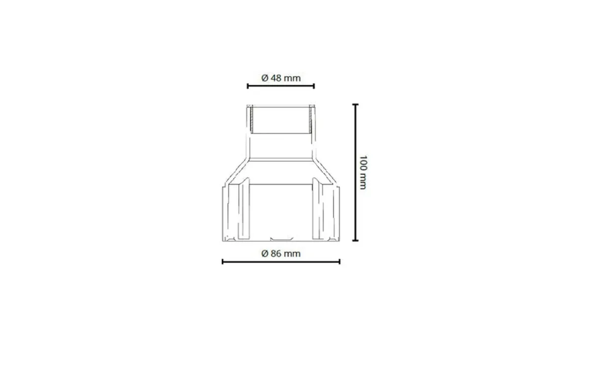 Uplights>Sg Armaturen As Luna Deco Sort In-ground box ABS Svart
