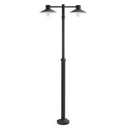 Lightup-Pris|Utelamper Til Kystområder>Norlys Lund stolpe 275 Svart