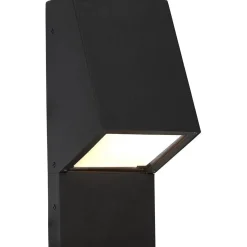 Utelamper Med Opp/Ned Lys>Pr home of Scandinavia Ab Luton vegglampe utendørs E27 IP44 - Svart