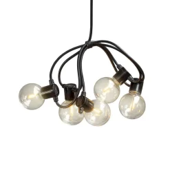 Lysslynger|Lysslynger>Konstsmide Lysslynge 20 lys, plast - Amber