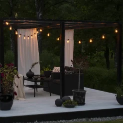 Lightup-Pris|Lysslynger>Konstsmide Lysslynge 20 lys, plast - Amber