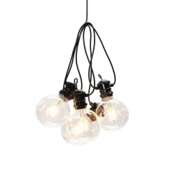 Lysslynger|Lysslynger>Konstsmide Lysslynge 10 lys utskiftbar - Amber