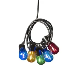 Lysslynger|Lysslynger>Konstsmide Lysslynge 40 mini lys - Flerfarget