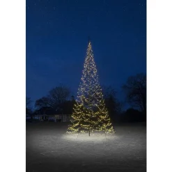Juletrelys & Lysslynger|Julebelysning Til Flaggstang>Fairybell 8M flaggstang julebelysning - 1500 LEDlys -