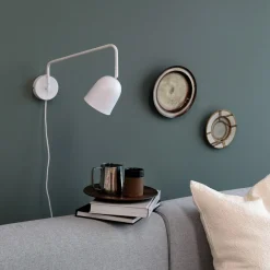 Leselamper>Dyberg Larsen Manchester vegglampe - Hvit