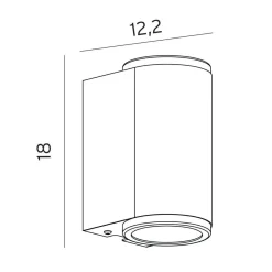 Lightup-Pris|Utelamper Med Opp/Ned Lys><noscript><img width=