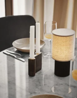 Oppladbare Bordlamper>&Tradition Manhattan SC52 oppladbar bordlampe Brun