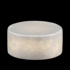 Bordlamper For Utendørsbruk|Bordlamper Ute>Unison Marble bordlampe batteridrevet m/timer - Small Hvit