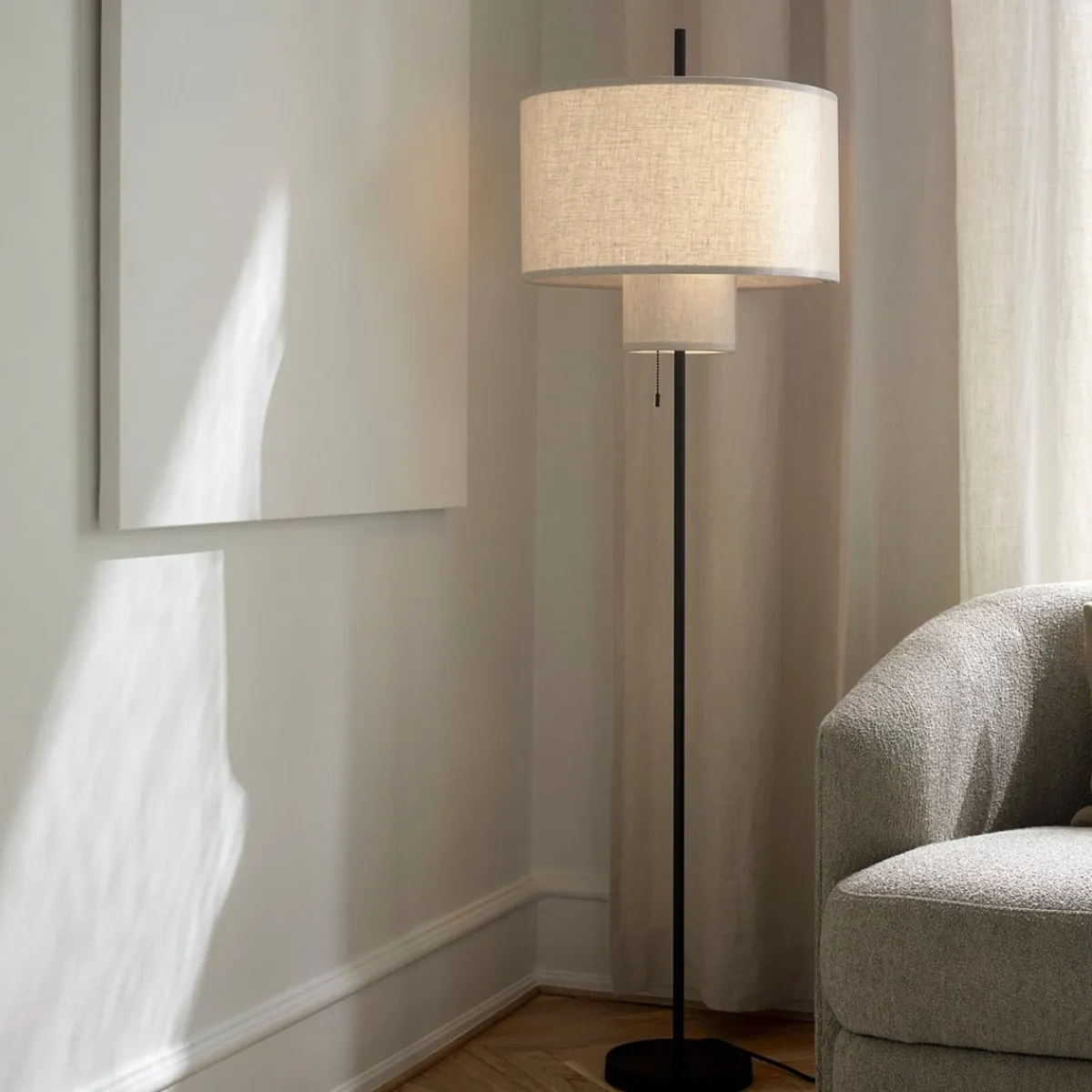 Interiørlamper Gulv>New Works Margin gulvlampe Beige