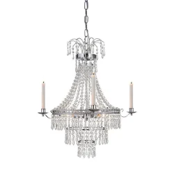 Kjøkkenbelysning Tak|Lysekroner>Marksløjd Marielund lysekrone 3 lys - - Krom