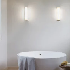 Baderomsbelysning Vegg>Astro Lighting Mashiko 300 Classic vegglampe IP44 - farget Matt gull