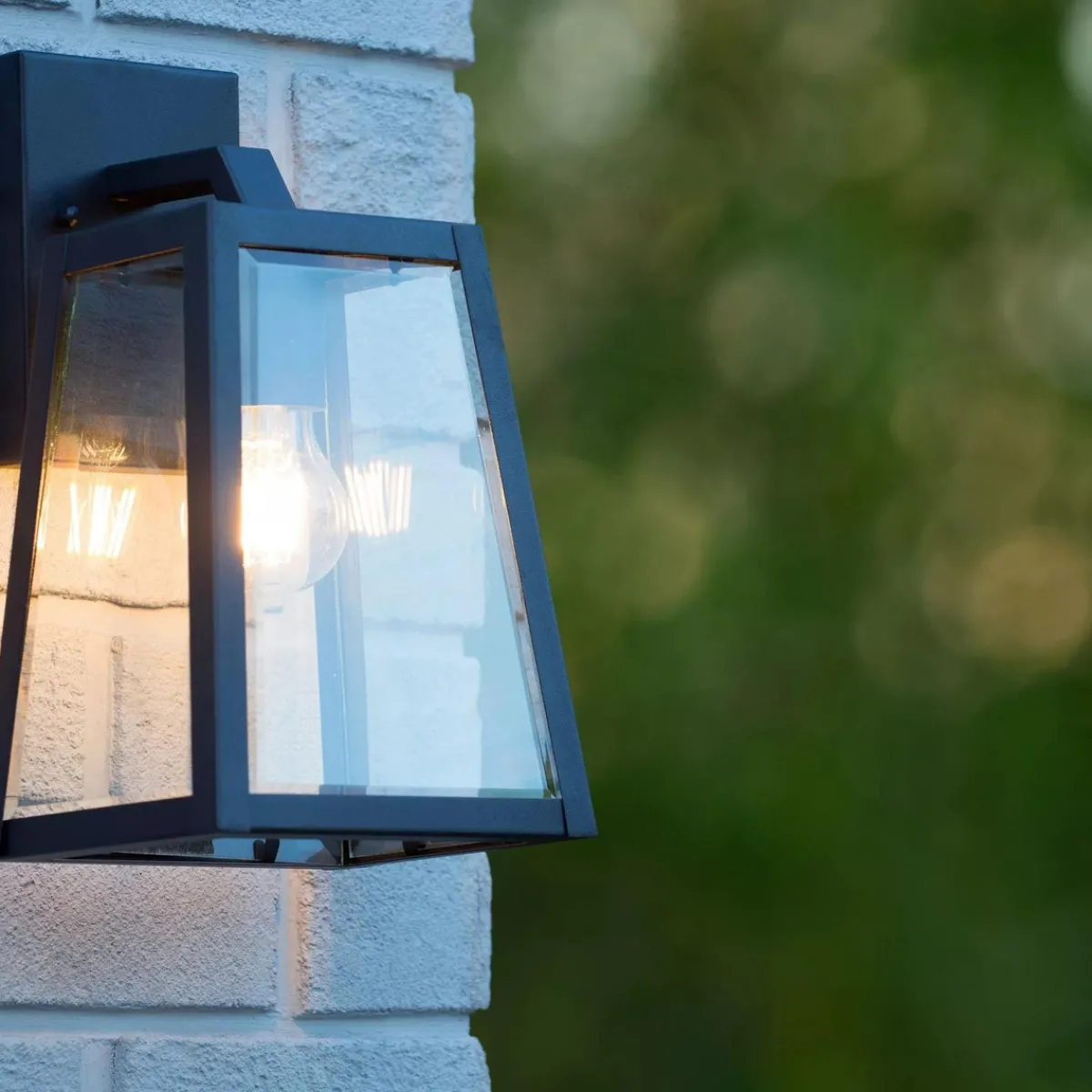 Utelamper - Klassiske Vegglamper>Lucide Matsol vegglampe utendørs E27 - Svart