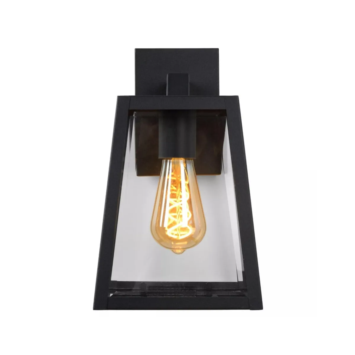 Utelamper - Klassiske Vegglamper>Lucide Matsol vegglampe utendørs E27 - Svart