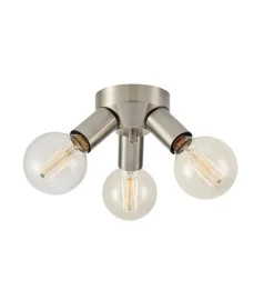 Kjøkkenbelysning Tak|Taklamper / Takplafonder>Marksløjd Mazzo taklampe 3-lys - Matt farget - Nikkel