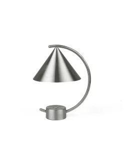 Oppladbare Bordlamper>Ferm Living Meridian bordlampe - stål