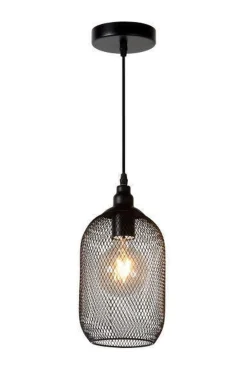 Kjøkkenbelysning Tak|Takpendler>Lucide Mesh takpendel 15 cm - Svart