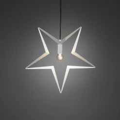 Adventsstjerner>Konstsmide Metallstjerne 45 cm - Hvit