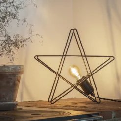 Adventsstjerner>Konstsmide Metallstjerne 36 cm - Svart