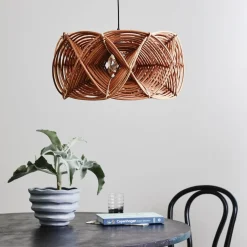 Kjøkkenbelysning Tak|Takpendler>Nordal Metis lampeskjerm 50 cm Natur