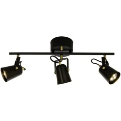 Kjøkkenbelysning Tak|Spotter & Skinner>Aneta Lighting Metz taklampe 3 spotter