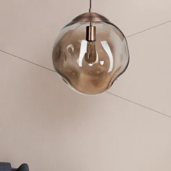 Takpendler|Kjøkkenbelysning Tak>NorDesign Mico takpendel 30 cm - Antikk/lister grey Messing