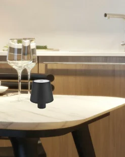 Oppladbare Bordlamper>NorDesign Mida bordlampe 3W IP20 Oppladbar - Kan montere på flaske Svart