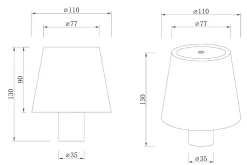 Oppladbare Bordlamper><noscript><img width=