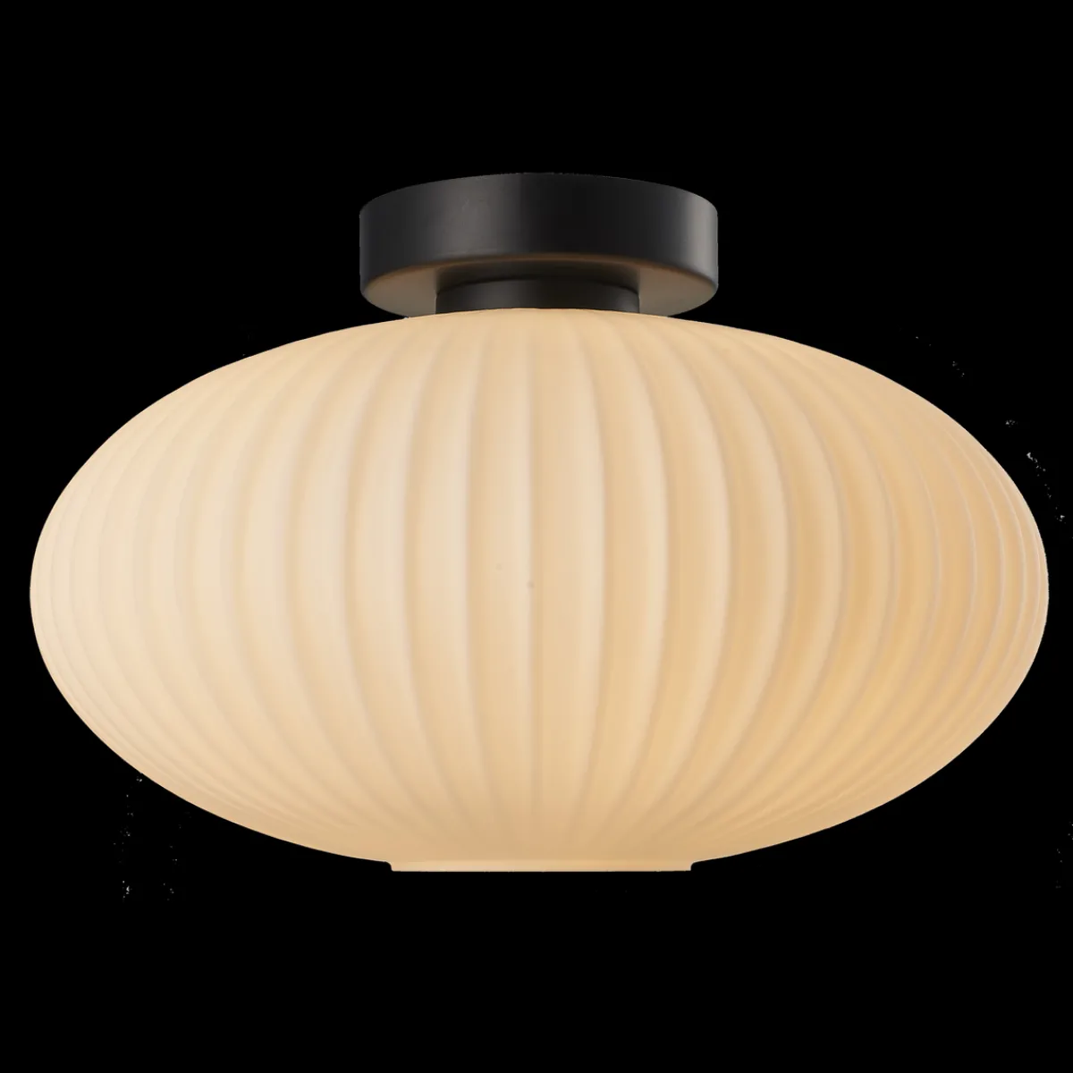 Kjøkkenbelysning Tak|Taklamper / Takplafonder>Ms - belysning Mika taklampe 30 cm - Svart/Opal Svart / Opal