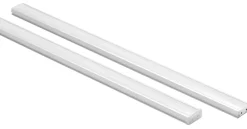 Kjøkkenbelysning Minilink|Kjøkkenbelysning Benk>NorDesign MiniLink 30 cm 5W 3000K - Sølv/Frostet - 1 stk Grå