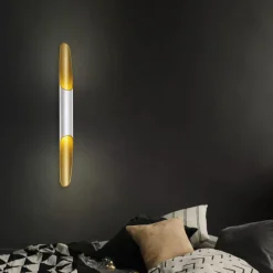 Interiørlamper>Norlux Mirach vegglampe opp/ned - Hvit/Gull Hvit / Gull