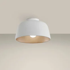 Kjøkkenbelysning Tak|Taklamper / Takplafonder>NorDesign Miso taklampe 28,5 cm - Hvit/Gullfarget Hvit / Gull
