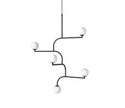 Kjøkkenbelysning Tak|Takpendler>Pholc Mobil 5 taklampe - Svart