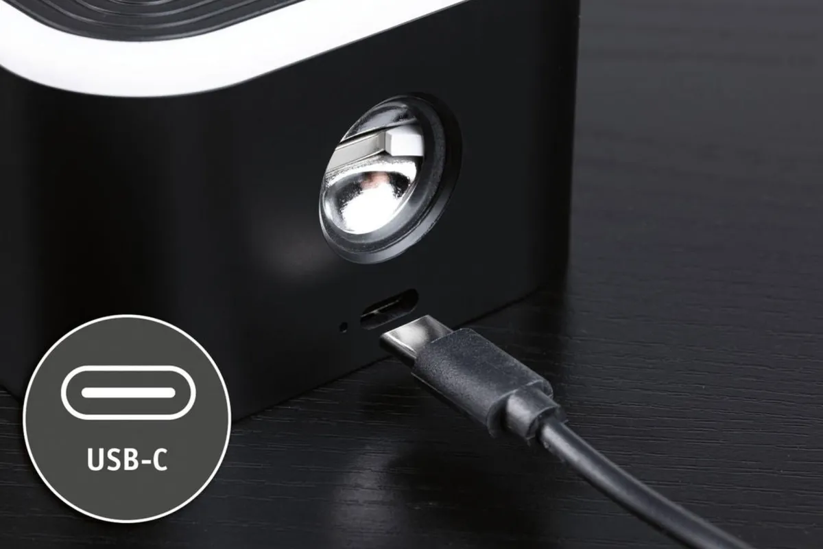 Oppladbare Bordlamper>Paulmann Mobil portabel bord/vegglampe oppladbar 1,6W 2700-6500 Kelvin