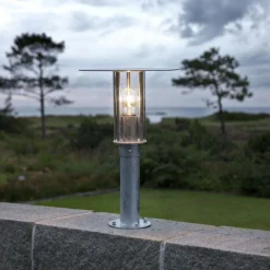 Utelamper Til Kystområder|Portstolper>Konstsmide Mode portstolpe 44cm - Stål Galvanisert