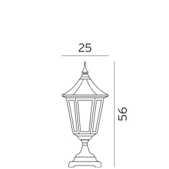 Lightup-Pris|Portstolper>Norlys Modena 300 Svart