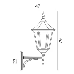 Lightup-Pris|Utelamper - Klassiske Vegglamper><noscript><img width=