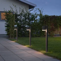 Pullert>Konstsmide Modena stolpe 70 cm - Svart