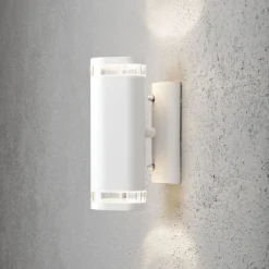 Lightup-Pris|Utelamper Med Opp/Ned Lys>Konstsmide Modena vegglampe I opp/ned - Hvit