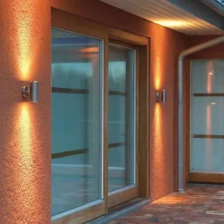 Utelamper Med Opp/Ned Lys>Konstsmide Modena vegglampe opp/ned GU10 rustfritt Stål