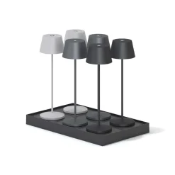 Oppladbare Bordlamper>LOOM Design Modi Laderhylle Svart