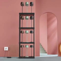 Oppladbare Bordlamper>LOOM Design Modi Laderhylle Svart