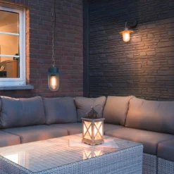 Utelamper - Klassiske Vegglamper>Slv Molat vegglampe utendørs IP44 Antrasitt